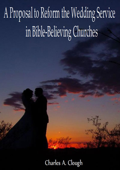 book cover proposal reform wedding service bible believing churches